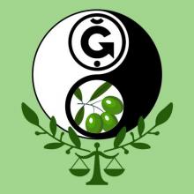Logo Ğ1 y aceitunas