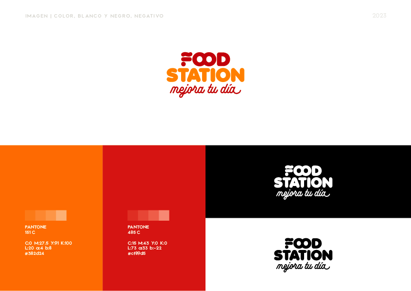 FoodStation, colores de la marca