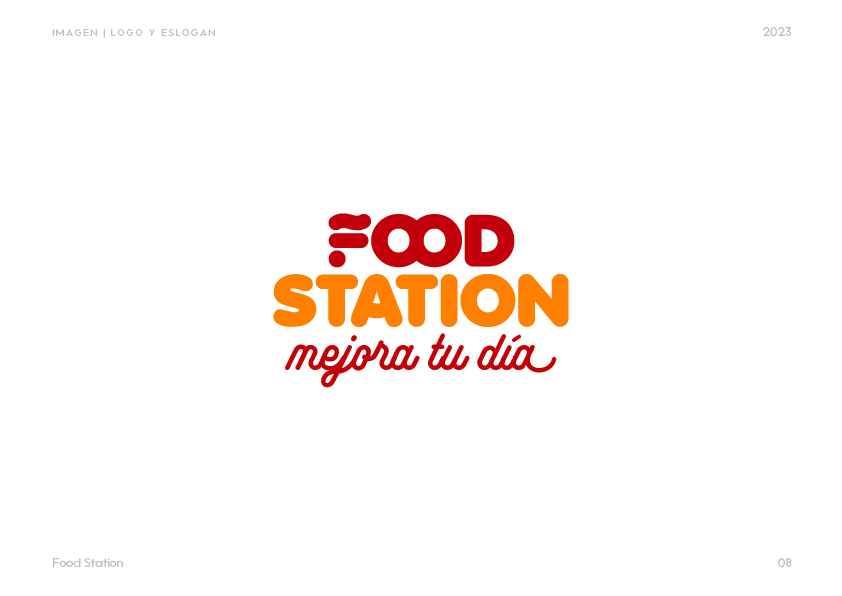 FoodStation, logotipo y frase acompañante