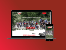 Web + Wordpress | Ciclismo | lafaldabikerace.com.ar