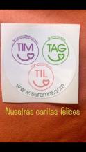 TIM,TAG,TIL son las palabras Te Amo,Gracias(TAG) en rumano, español y inglés.